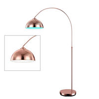 LED STEHLEUCHTE Newcastle Kupfer - Kupferfarben, Metall (92/30/196cm) - Globo Lighting