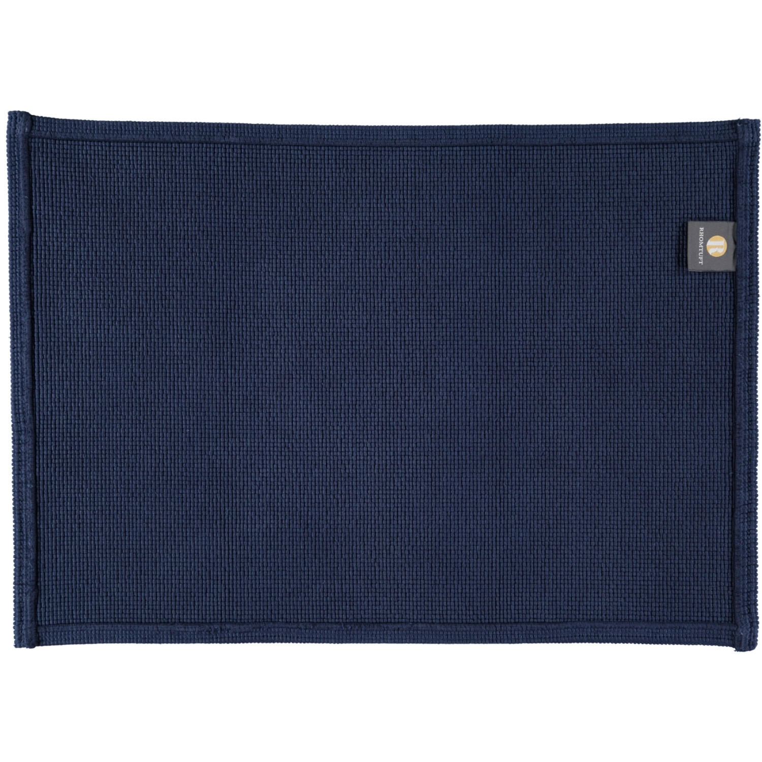 BADEMATTEN PLAIN KOBALT - 84 - Dunkelblau, Textil (50/70cm) - Rhomtuft