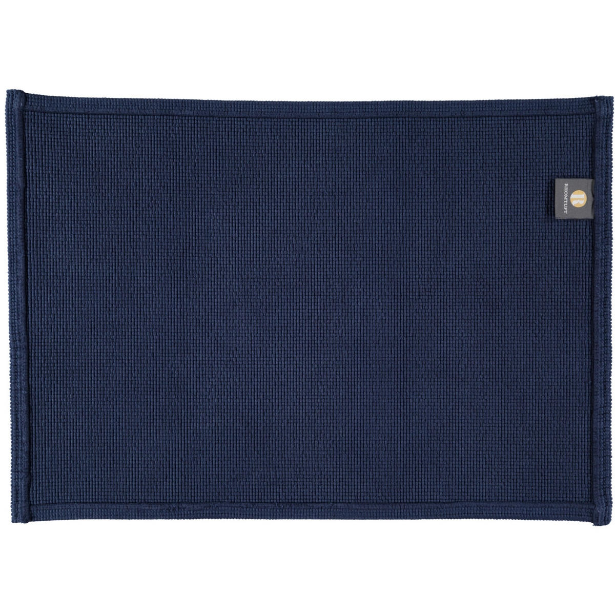 BADEMATTEN PLAIN KOBALT - 84 - Dunkelblau, Textil (50/70cm) - Rhomtuft