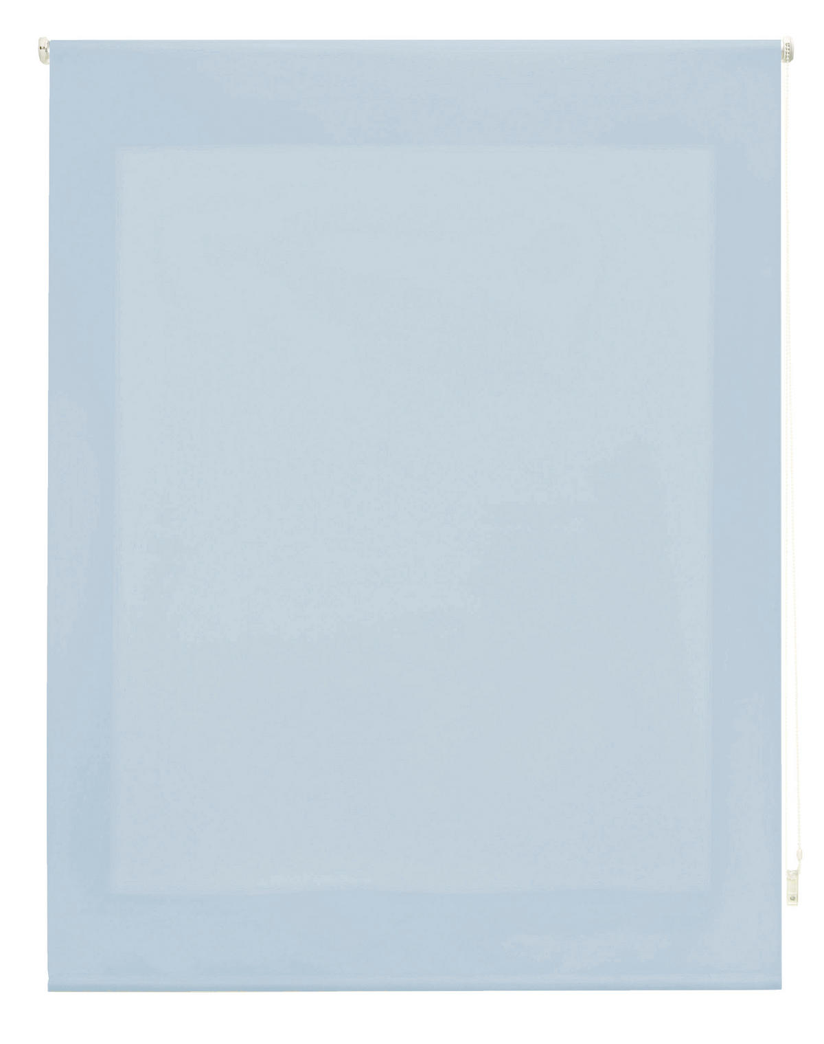 ROLLO Polyester Transluzent Hellblau 180x175 - Hellblau, Textil (180/175/1cm) - Purline