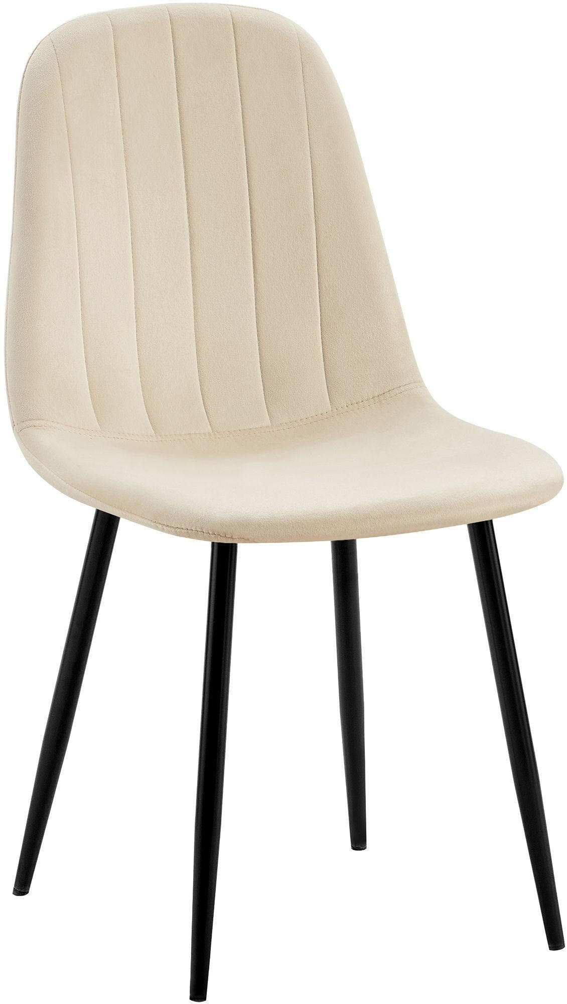 furnicato Esszimmerstuhl Creme 45x88x54 cm
