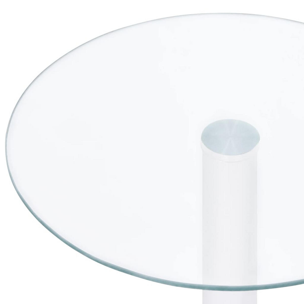 COUCHTISCH Transparent 40 cm Hartglas - Transparent, Glas (40/40/50cm) - furnicato