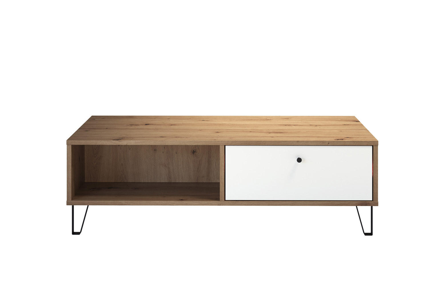 COUCHTISCH Eiche Dekor - Eiche Wotan, Holzwerkstoff (60/120/37cm) - ebuy24