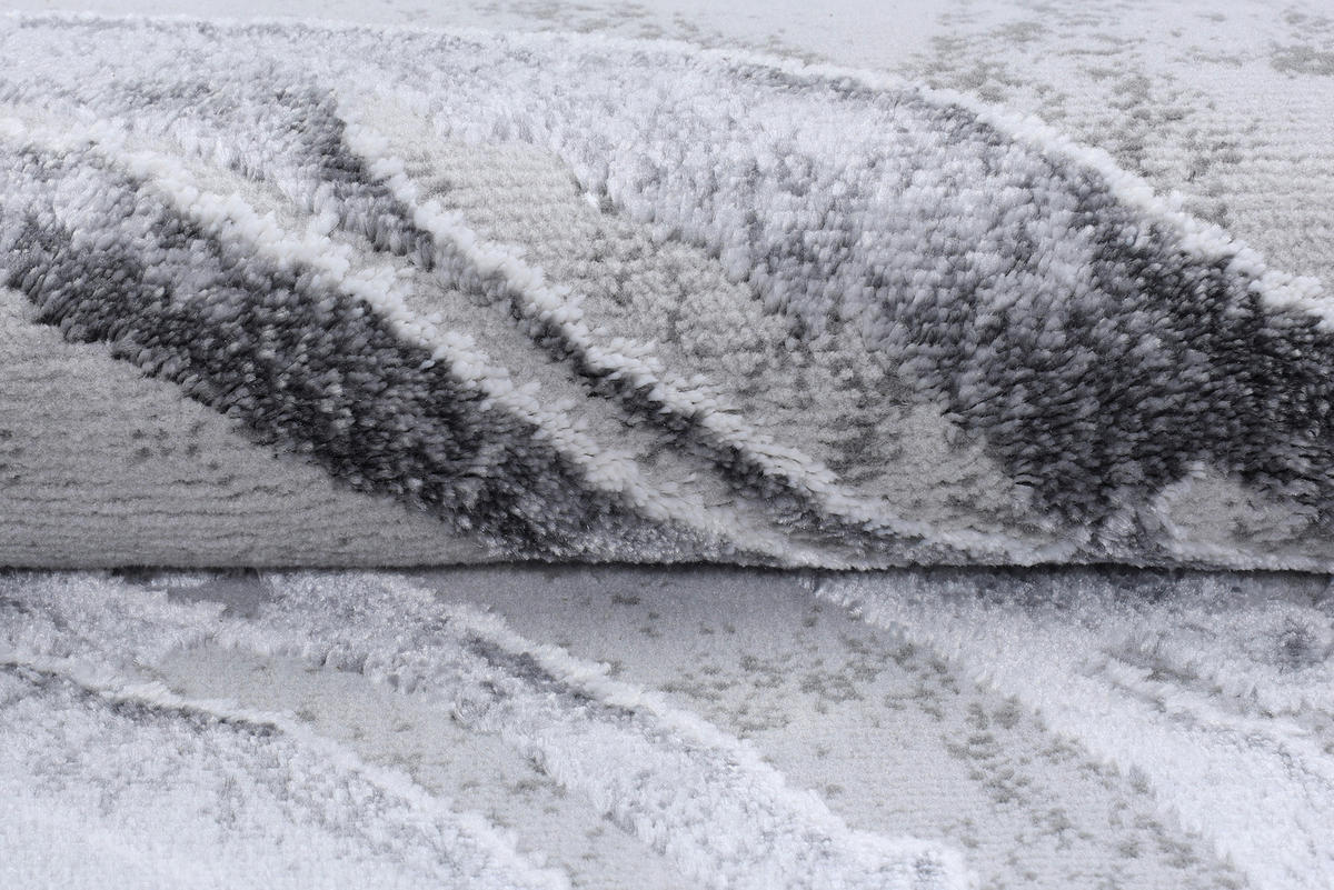 TEPPICH COMO Grau 140/200 cm - Grau, Kunststoff (140/200cm) - Tapiso