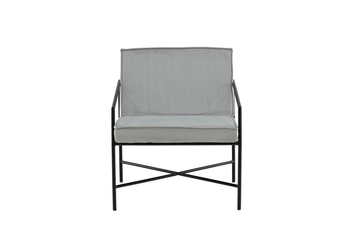 SESSEL grau - Grau, Holzwerkstoff (66/78/65cm) - ebuy24