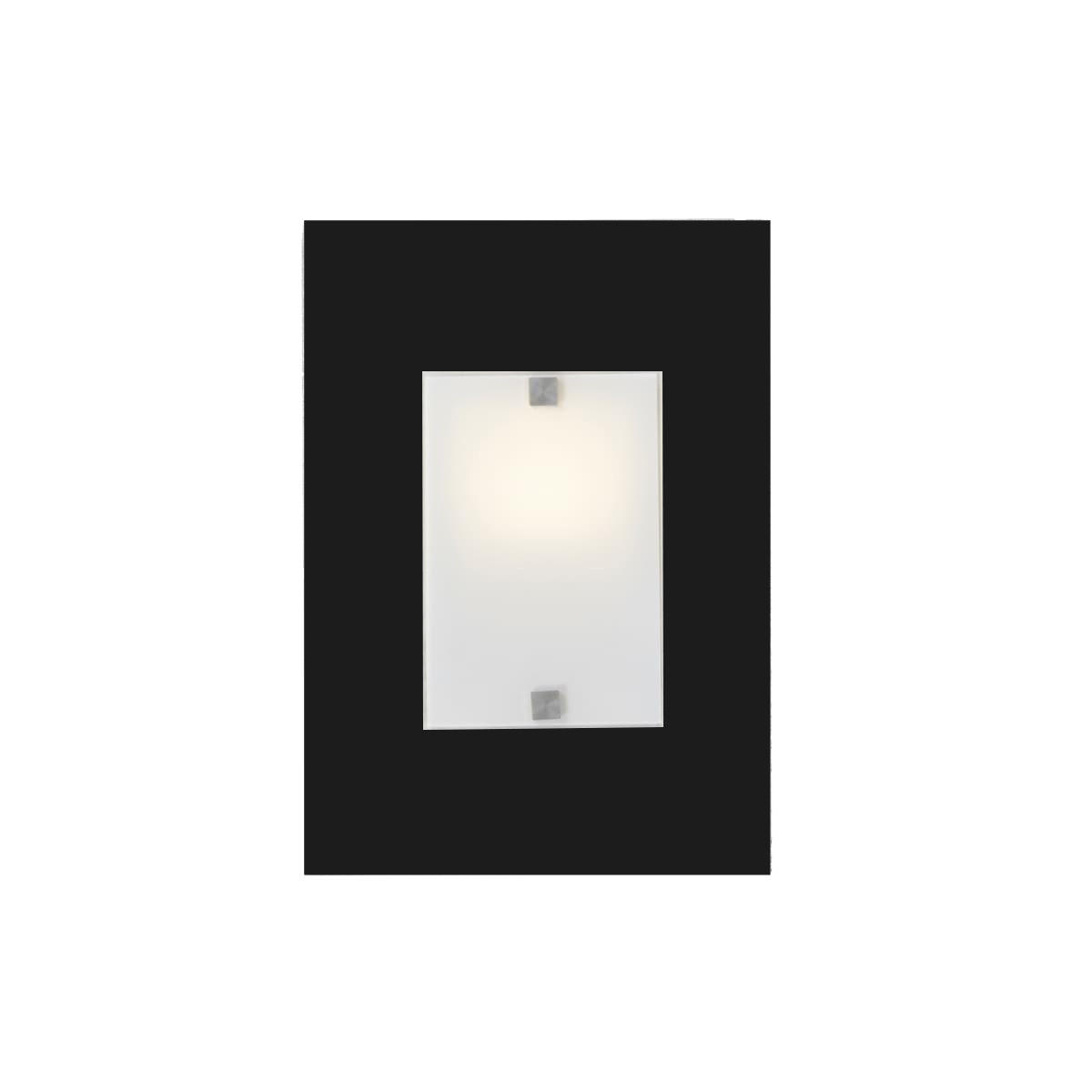 Lumicom Wandleuchte Schwarz 35x25x6 cm