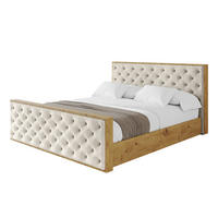 POLSTERBETT mit Bettkasten, Fußteil und Lattenrost, Boxbett ohne Matratze - ENZO3-Z 180x200 Beige - Beige, Holzwerkstoff/Textil (180/200cm) - ALTDECOR