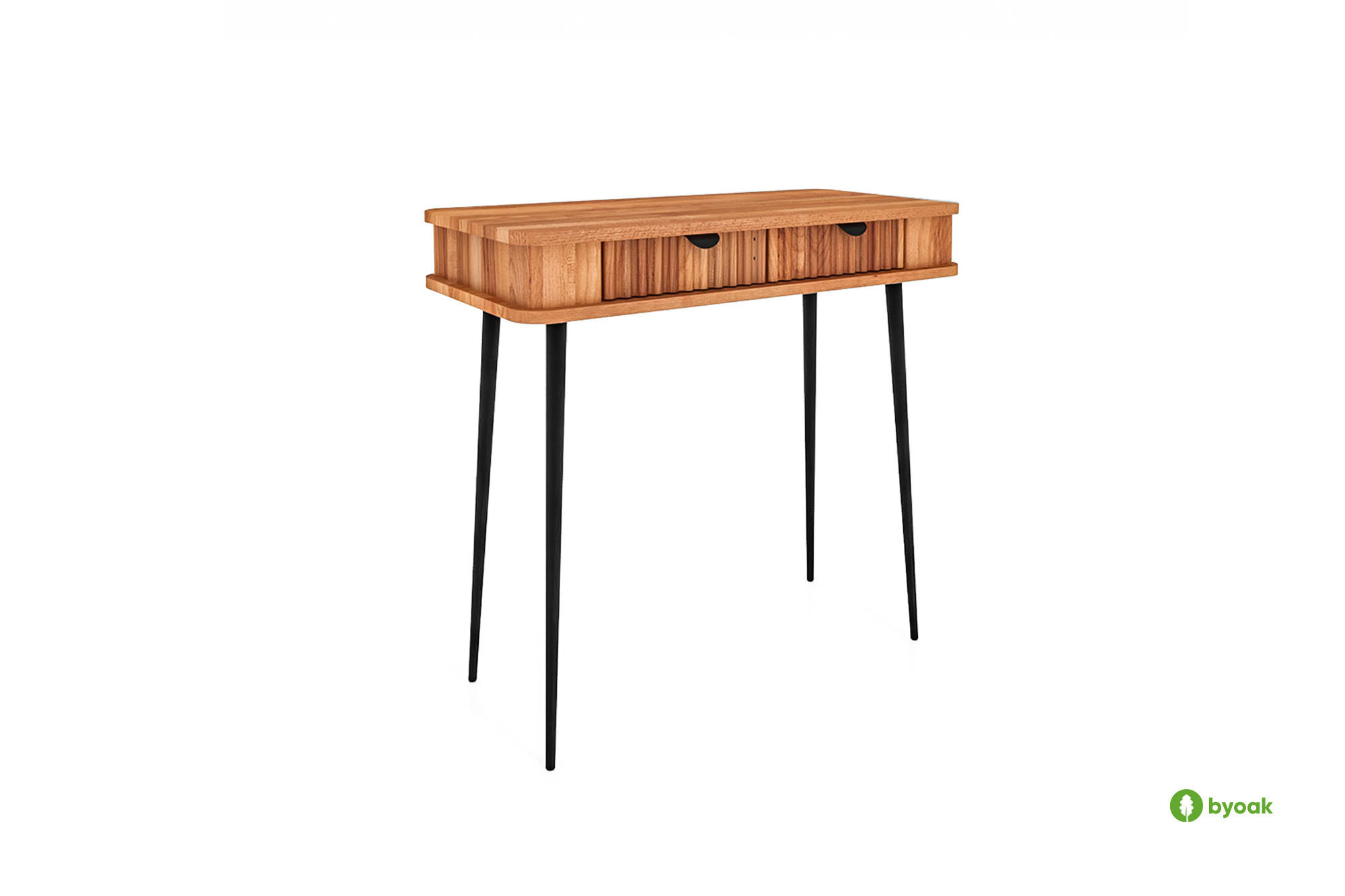 SCHMINKTISCH LINA Kernbuche - Kernbuche, Holz (46/90/84cm) - byoak