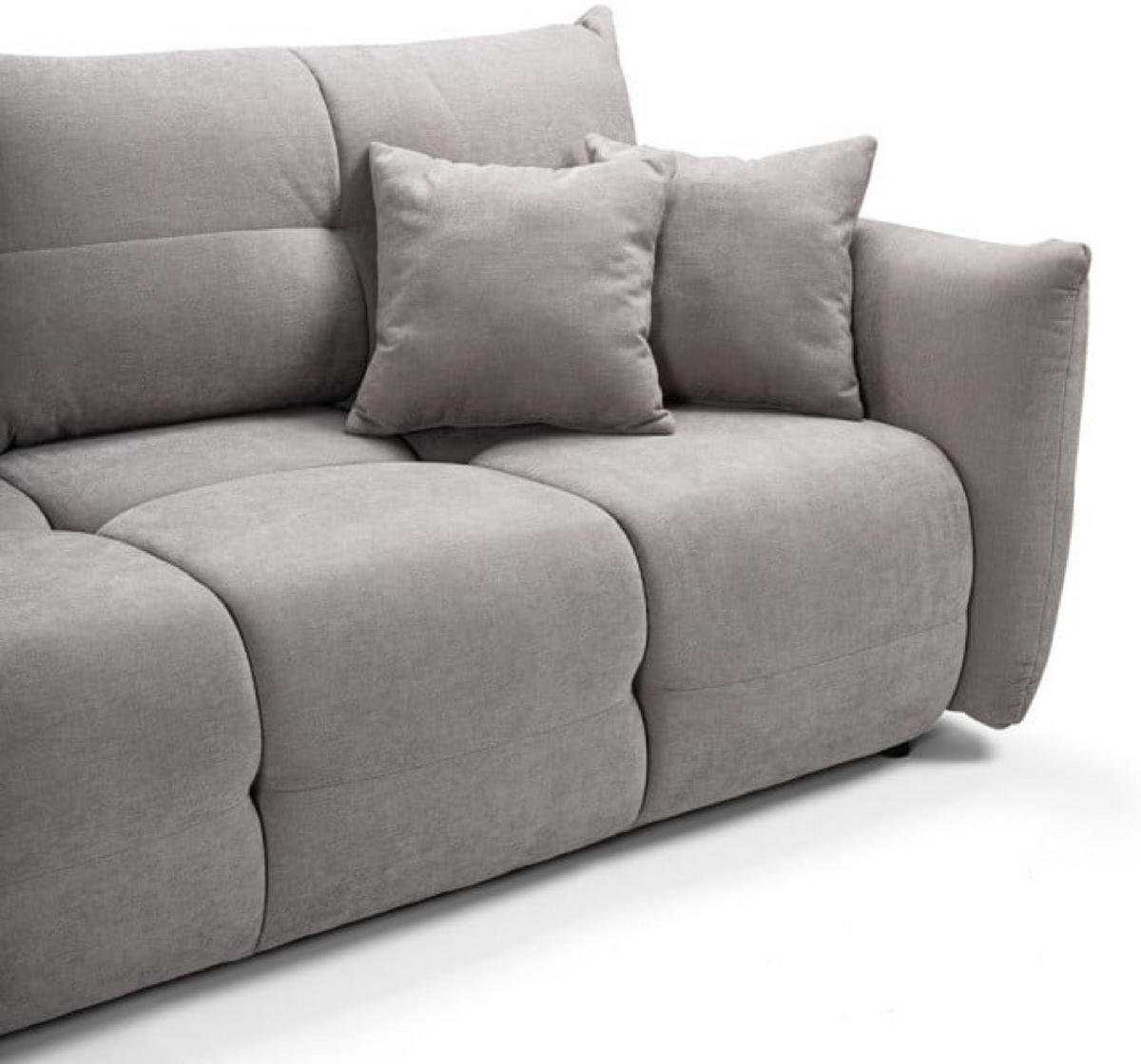 SOFA Cappuccino BASTO Gepolstert Mit Schlaffunktion - Multicolor, Naturmaterialien (245/86/110cm) - Sepro Meble