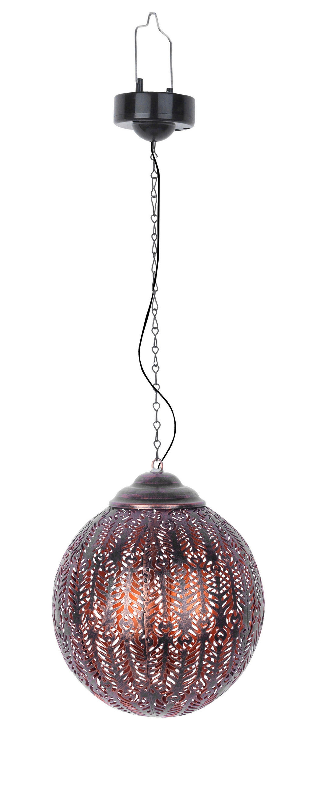 SOLARLAMPEN Orientalisch - stilvolles Set mit hängenden und steckbaren Lampen für stimmungsvolle Abende im Garten - Weiß, Kunststoff (18.3/18.3/59cm) - Northpoint