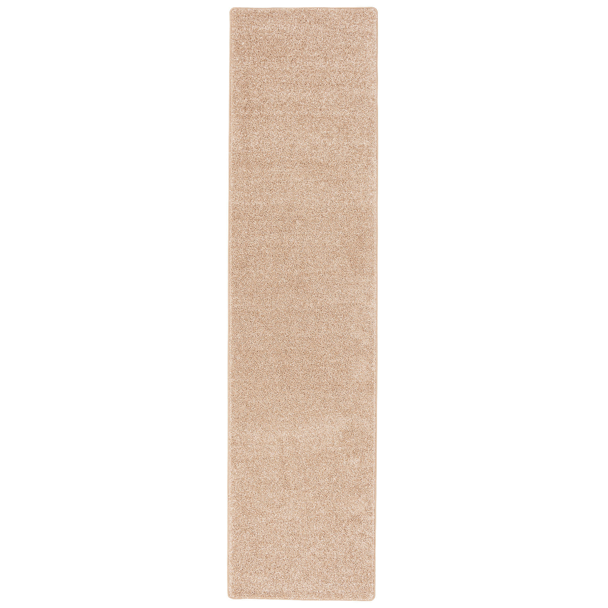 HOCHFLOR VELOURS TEPPICH LÄUFER MONA - Naturfarben, Textil (100/200cm) - Snapstyle