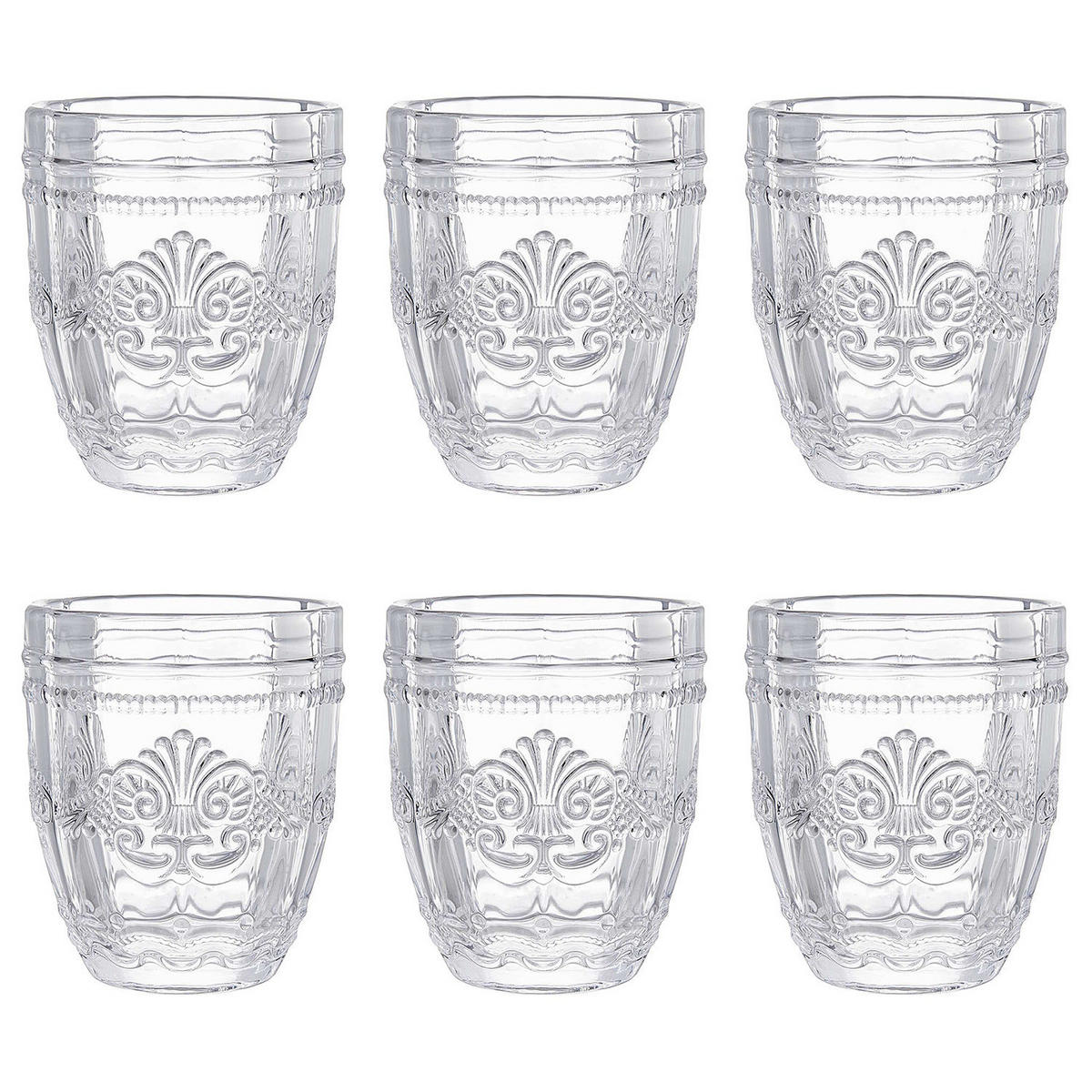 TRINKGLAS (6er Set) Victorian - Transparent, Glas (0.25L) - BUTLERS