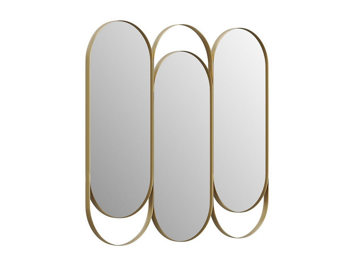 ART-DÉCO-FLÜGELSPIEGEL - Metall - 76 x 69,5 cm - Goldfarben - JICHIMI - Goldfarben, Metall (76/69.5/2.5cm) - Vente-Unique