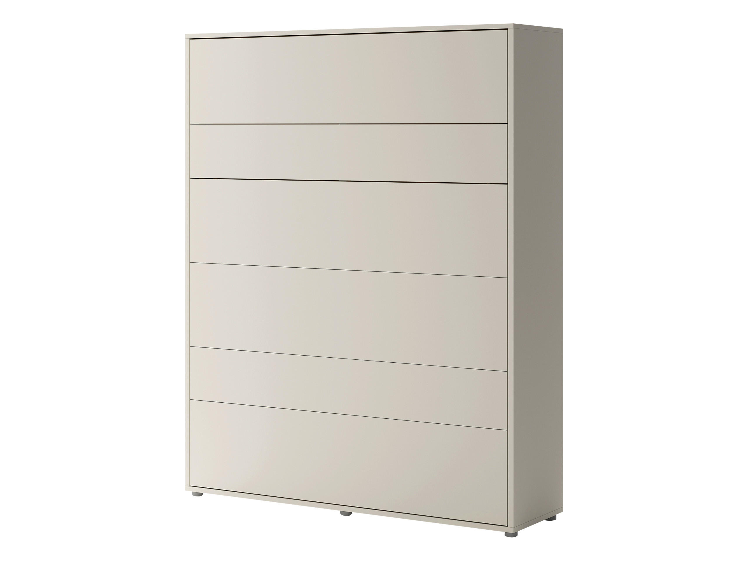 SCHRANKBETT Bed-Concept BC-12 160x200 mit zwei LED-Lampe und LED Beleuchtung - Kaschmir/Grau, Holz/Holzwerkstoff (160/200cm) - MIRJAN24