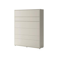 SCHRANKBETT Bed-Concept BC-12 160x200 mit zwei LED-Lampe und LED Beleuchtung - Kaschmir/Grau, Holz/Holzwerkstoff (160/200cm) - MIRJAN24