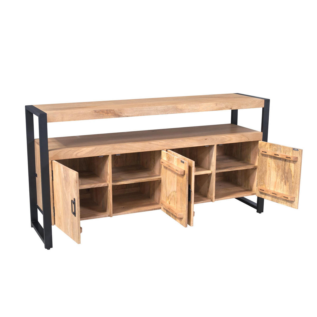 SIDEBOARD Britt Braun 45/175/90 cm - Braun, Holz (175/90/45cm) - Starfurn