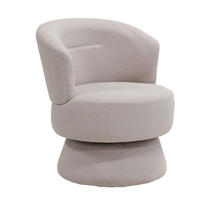 DREHSESSEL aus Stoff, Beige - Beige, Textil (65/79/64cm) - Giga Meubel