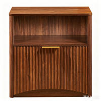 NACHTSCHRANK 58B/38T/60H cm Walnussfarben - Walnussfarben, Holzwerkstoff (38/60/58cm)