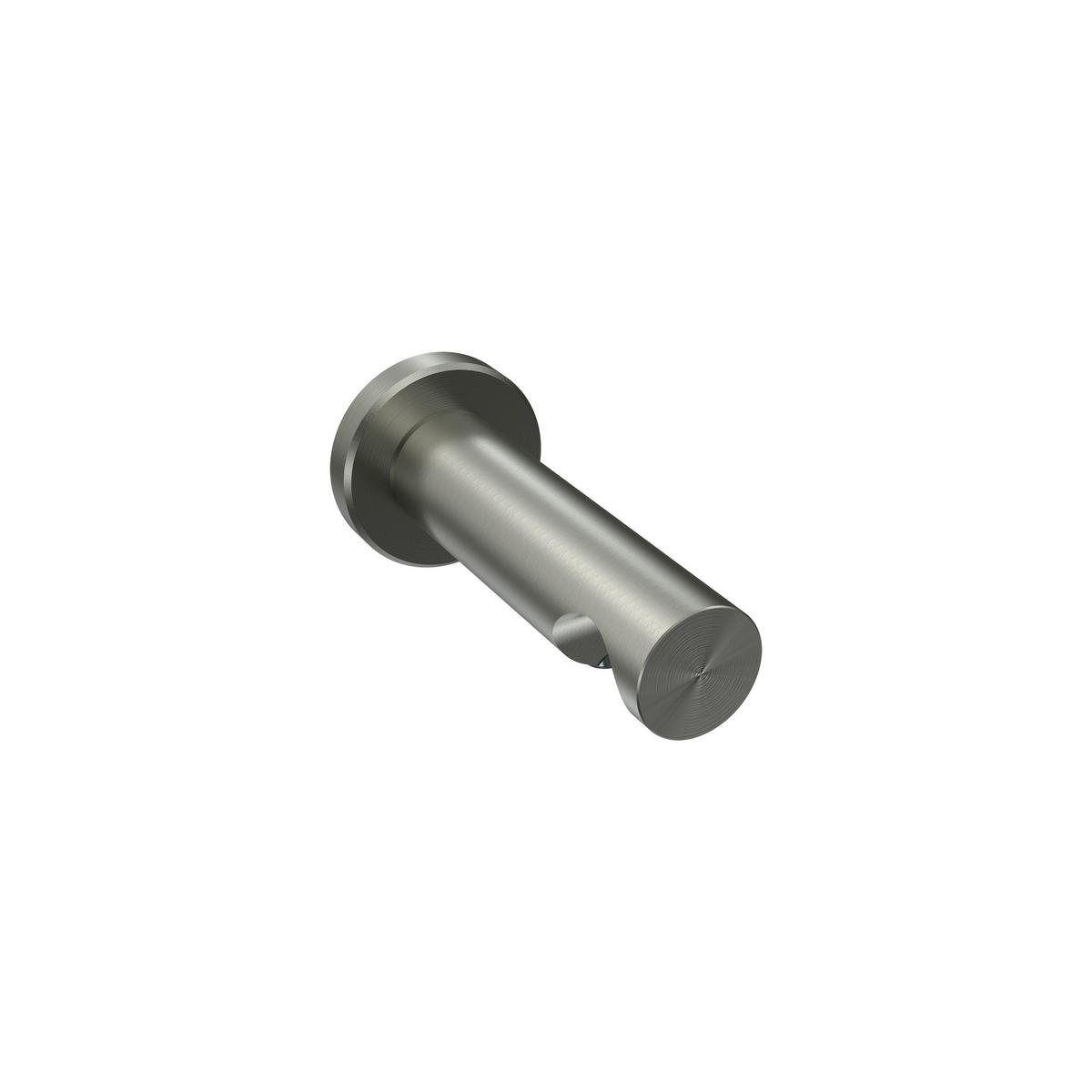 TRÄGER FÜR GARDINENSTANGEN 20 mm Ø, Platon 1-läufig, Edelstahl-Optik - Edelstahlfarben, Metall (9/4/4cm) - INTERDECO
