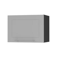KÜCHENHÄNGESCHRANK Kvantum W4B/50 Dust Grey Matt / Schwarz Matt 50 / 32,5 / 36cm - Schwarz/Grau, Holz/Holzwerkstoff (50/36/32.5cm) - Feldmann-Wohnen