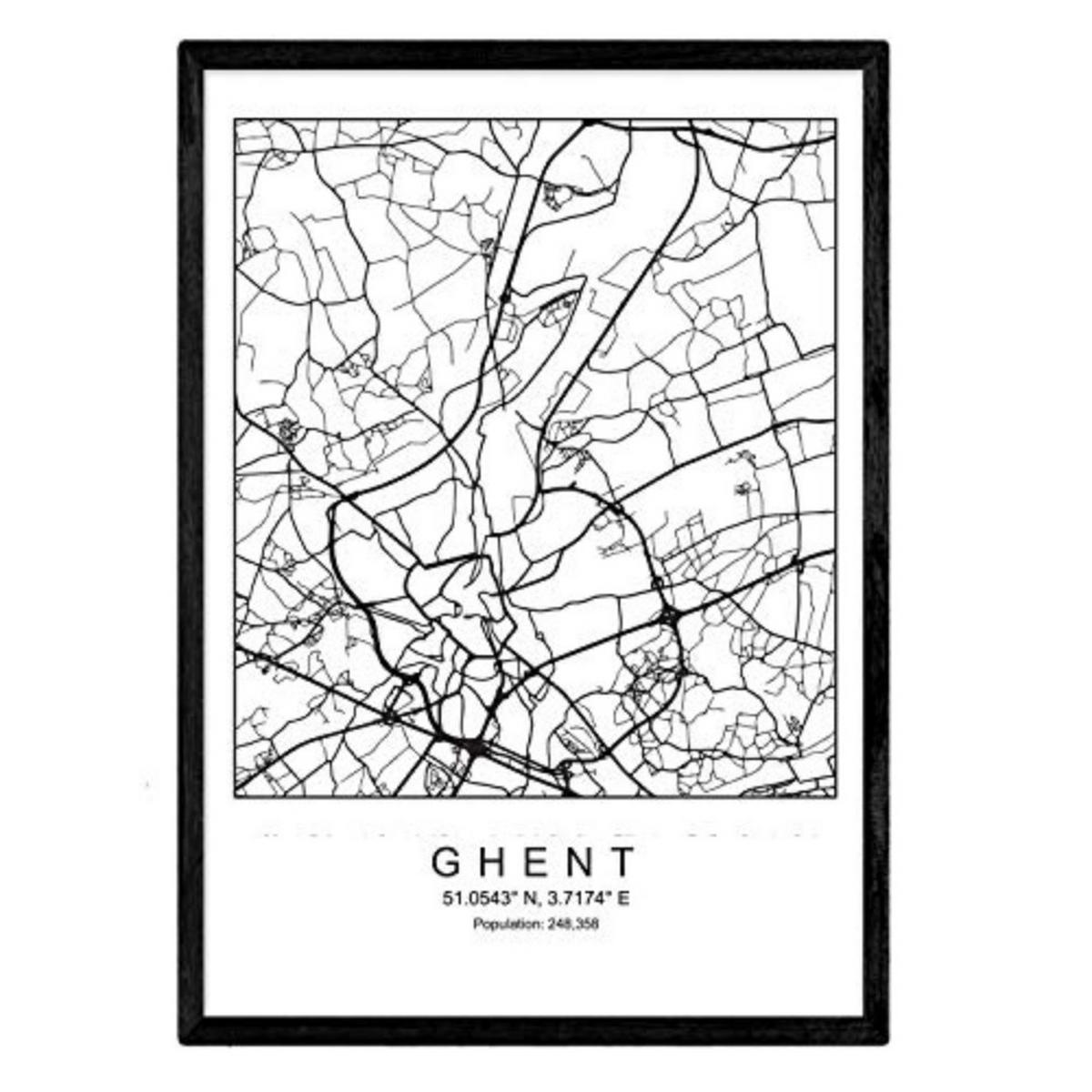 POSTER Gent Skandinavischen Stil A3 Rahmenlos - Klar, Papier (29.7/5/42cm) - Nacnic