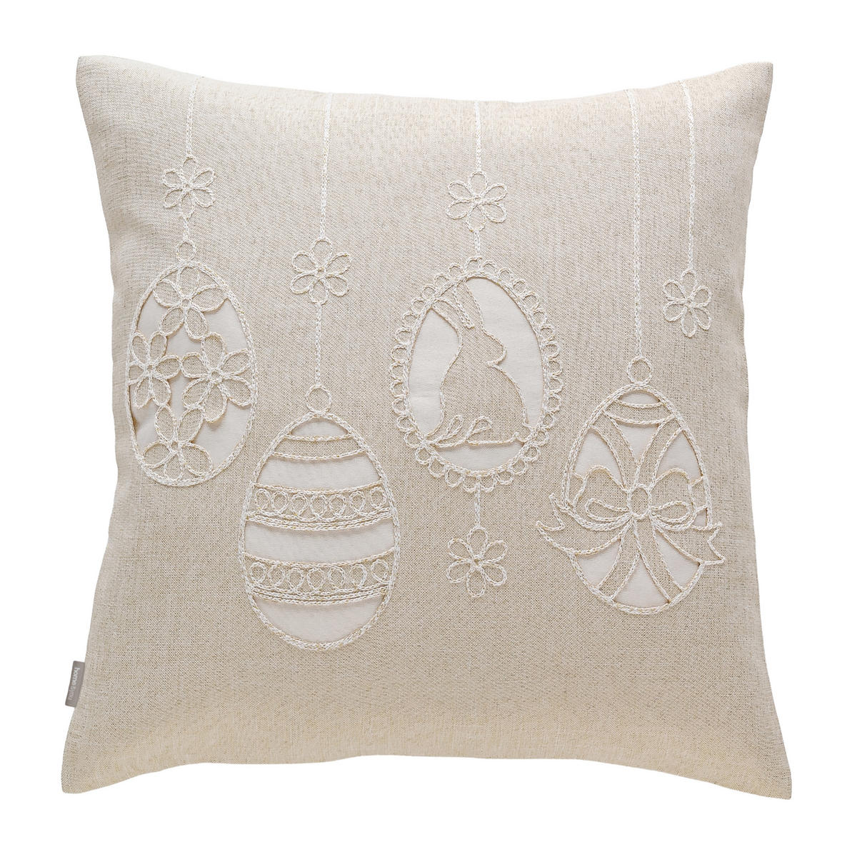 KISSENBEZUG Jumble - Beige, Textil (45/45cm) - home&you