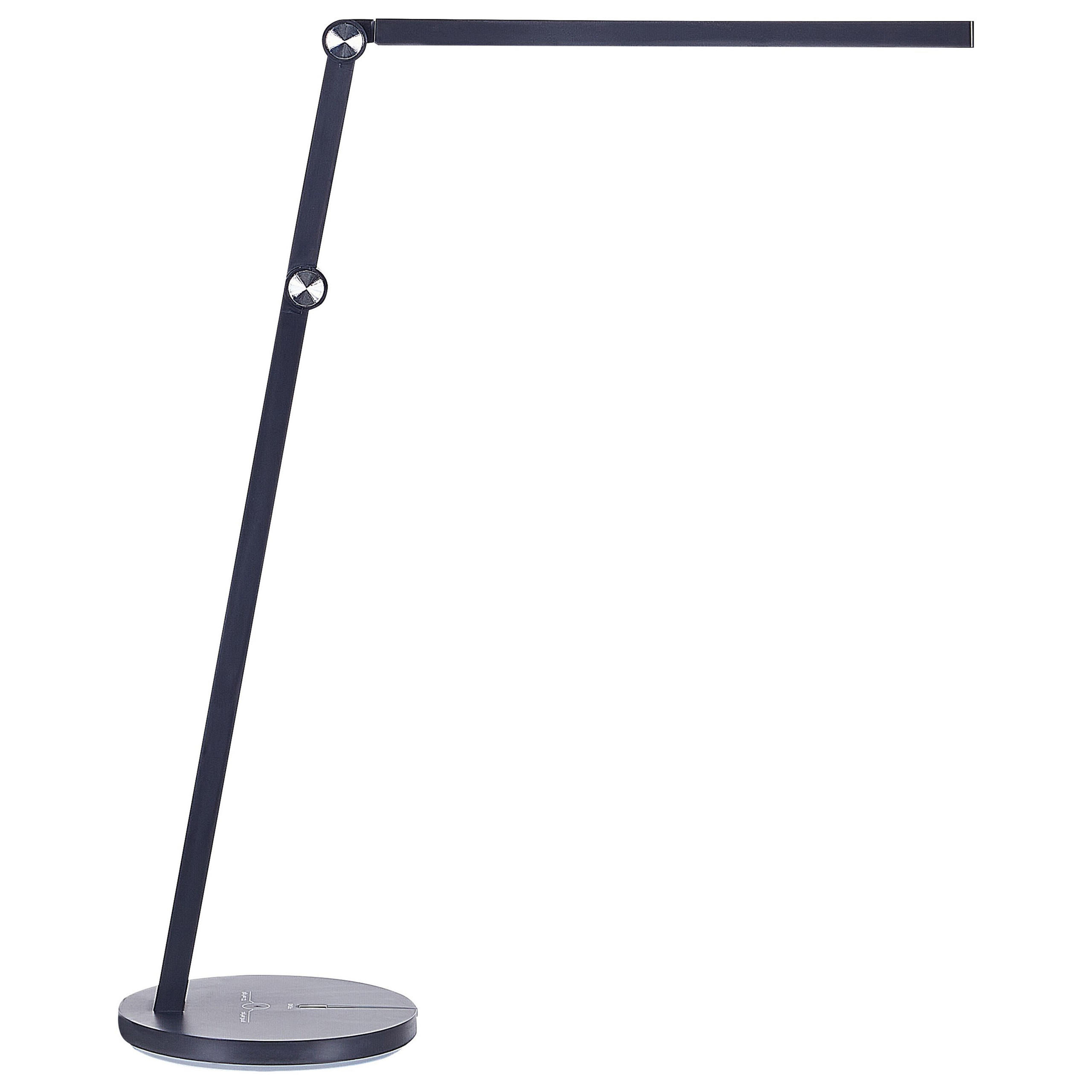 SCHREIBTISCHLAMPE Dorado 17/32/48 cm - Schwarz, Kunststoff (17/32/48cm) - Beliani