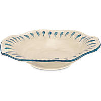 SUPPENTELLER Domitilla Nachtblau - Multicolor, Keramik (22.5cm) - Rose & Tulipani