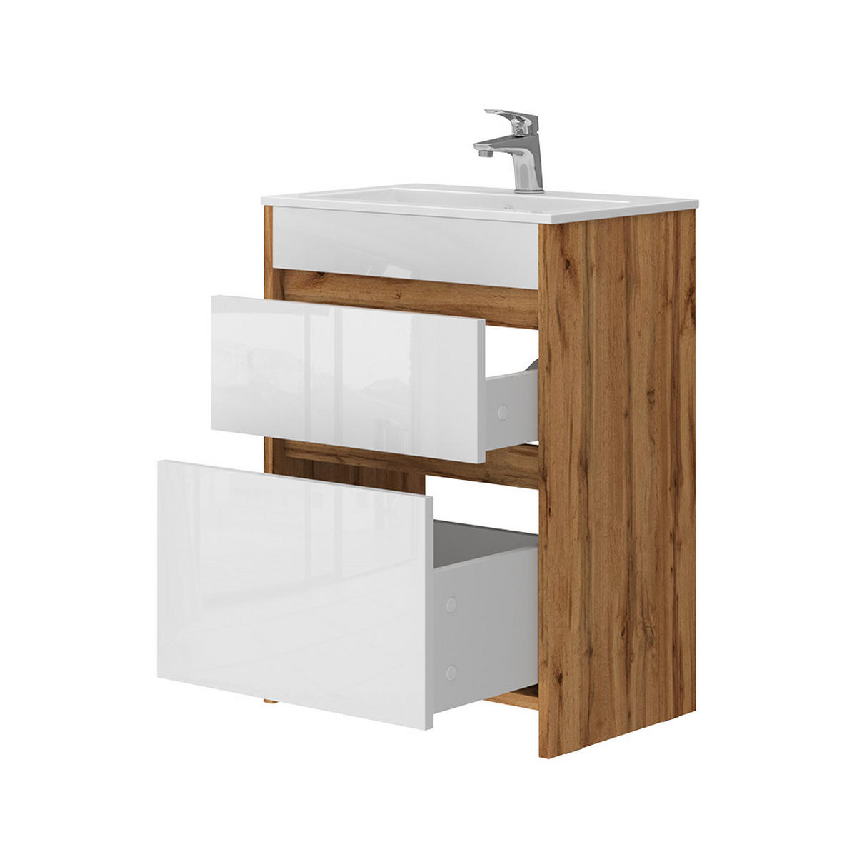 Honigeiche, Holzwerkstoff (59.6/81.9/40cm) - Vicco