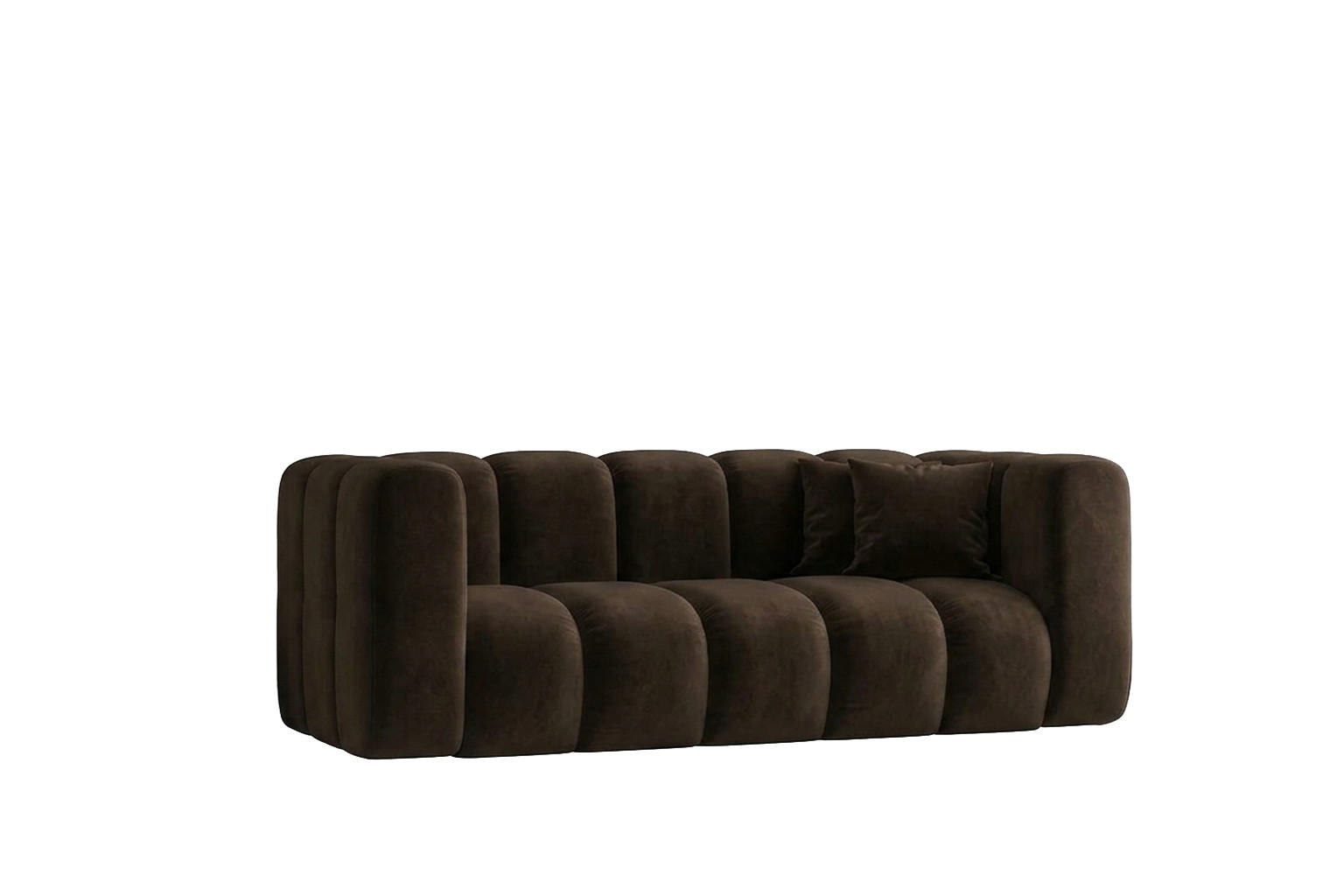 Kaiser Möbel Sofa Braun 197x70x89 cm