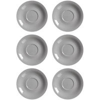 JUMBOUNTERTASSEN Doppio Grau ø 17 cm 6er Set - Grau, Keramik (17cm) - Ritzenhoff Breker