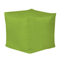 SITZPOUF Outdoor Würfel - Limette/Grün, Kunststoff (38/38/38cm) - Veeva