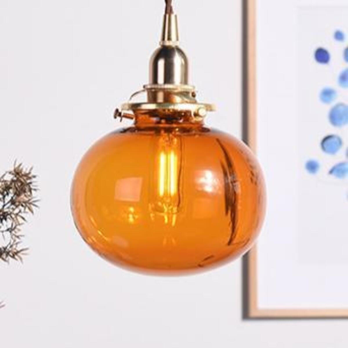 LED-HÄNGELEUCHTE Mokka 4W 13/13/17-150 cm - Mokka, Glas (13/13/17cm) - Authentics