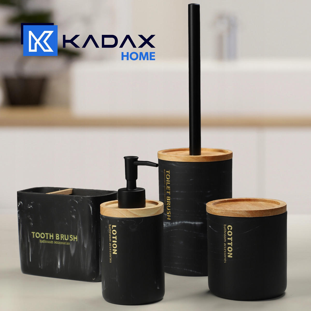 SEIFENSPENDER schwarz - Schwarz, Kunststoff (8/18cm) - KADAX