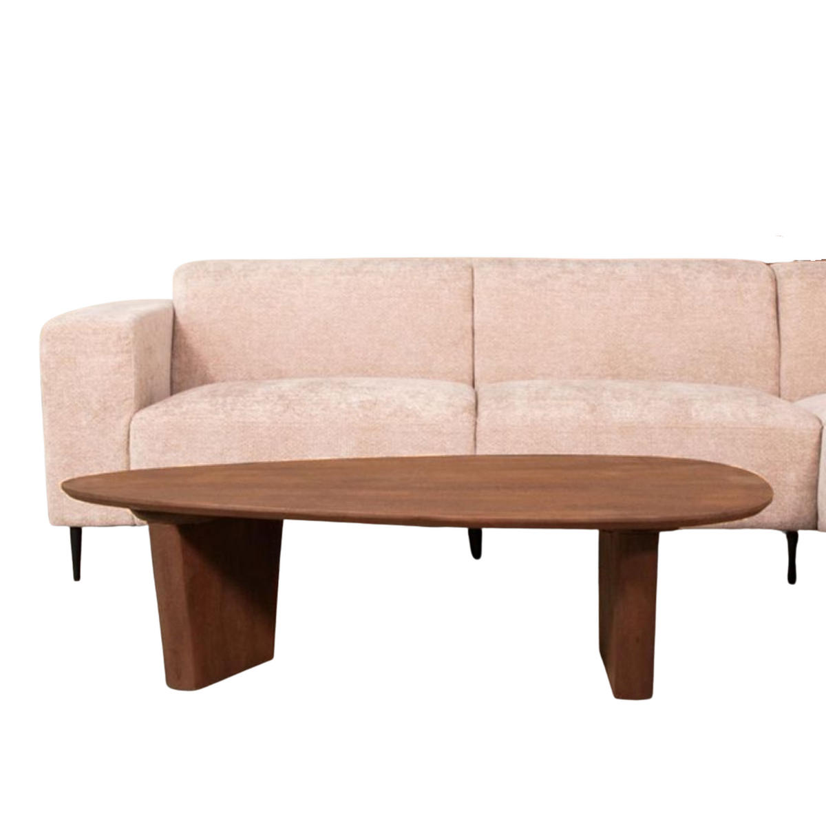 COUCHTISCH Wow - Brown - 240/110/75 cm - Braun, Holz (240/110/75cm) - LABEL51