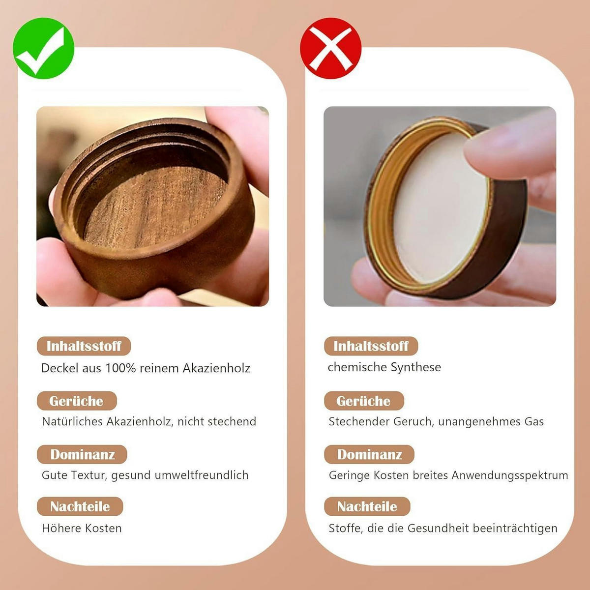 GEWÜRZGLÄSER 12-teiliges Set mit Holzdeckel 120ML - Multicolor, Glas (4.5/10.5/4.5cm)