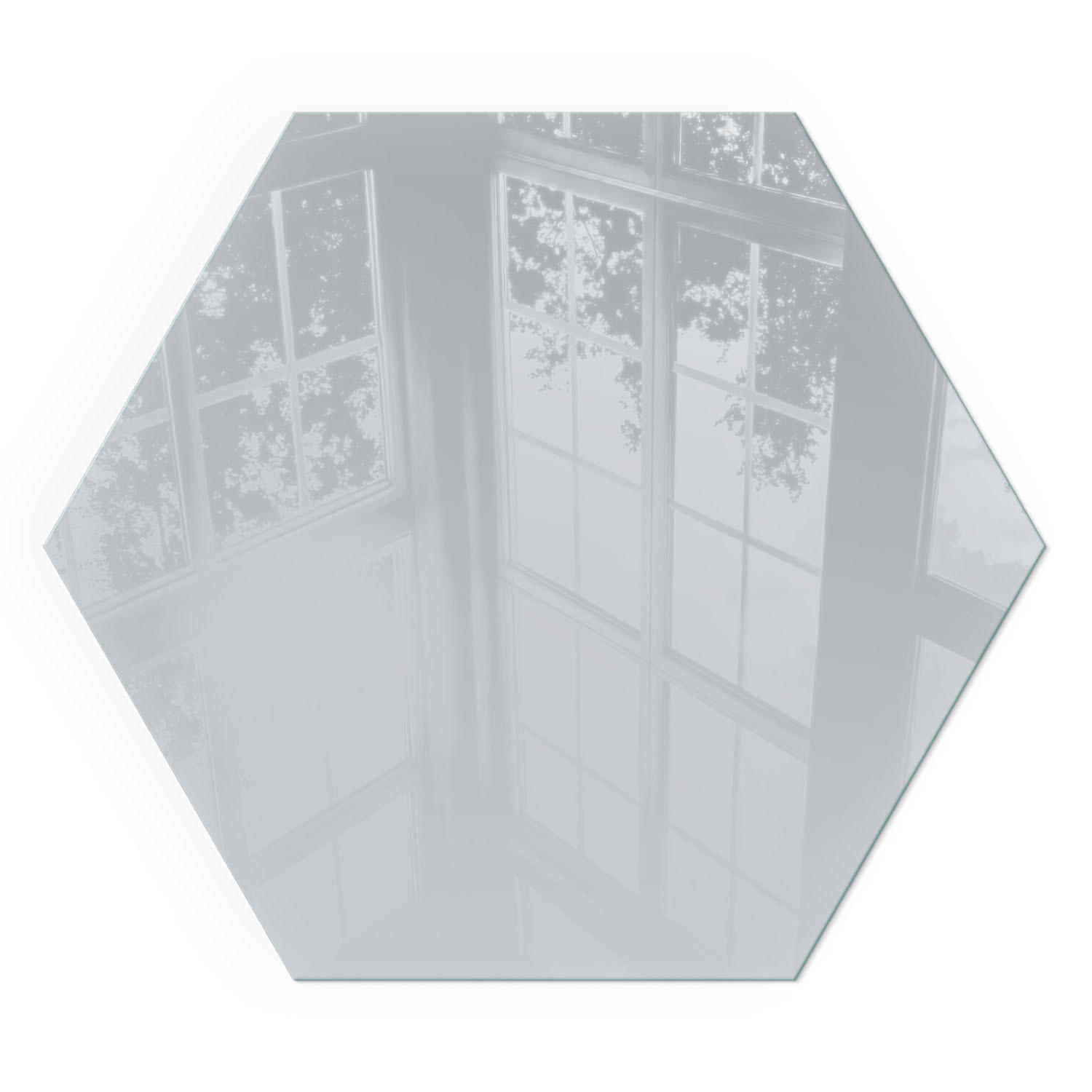 GLASPLATTE für Kamin h40 cm - Grau, Glas (40/40/0.4cm) - TULUP