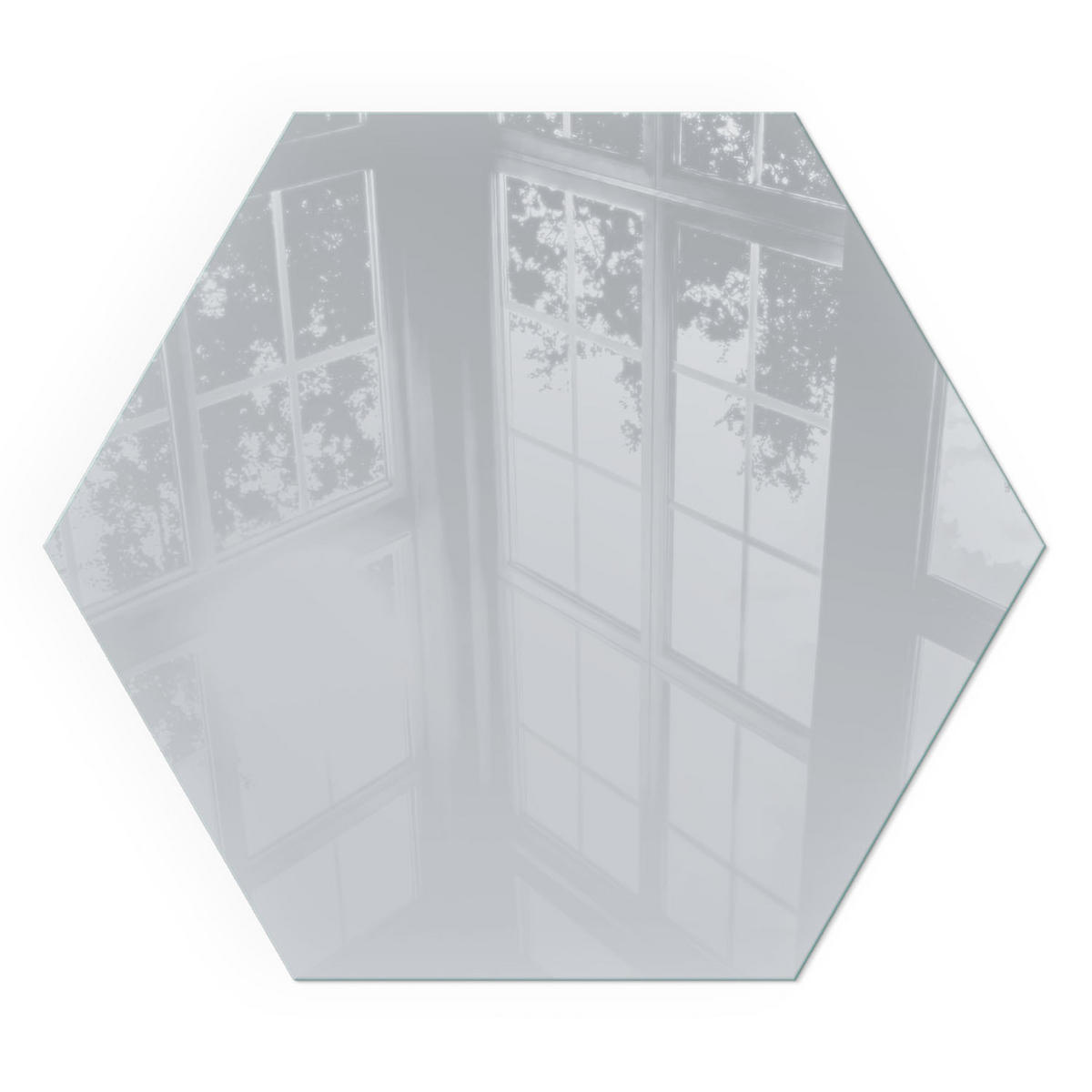 GLASPLATTE für Kamin h40 cm - Grau, Glas (40/40/0.4cm) - TULUP