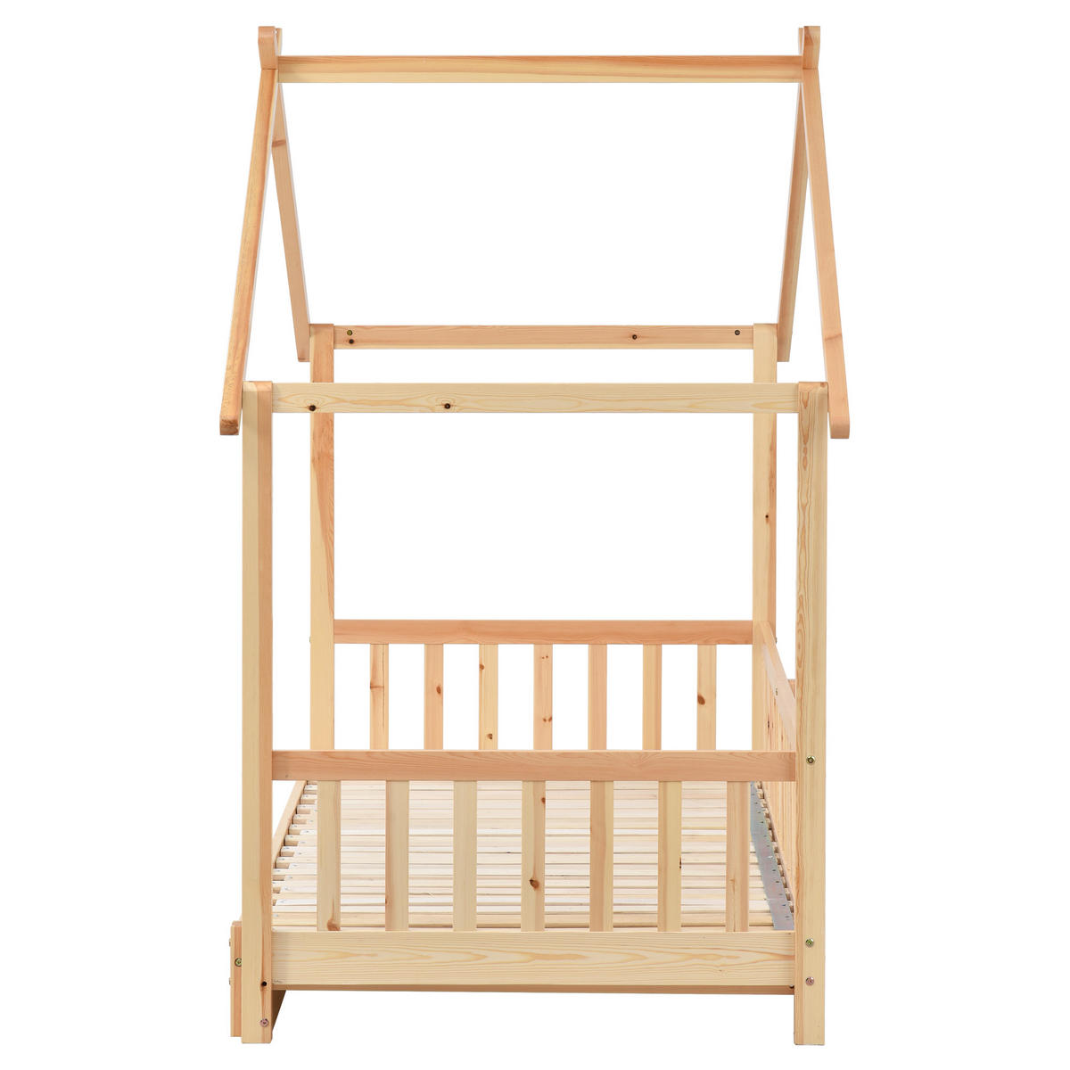 HAUSBETT 90-180/200 cm DE-00435, in Natur, Ausziehbett 200/90-200/180 cm - Naturfarben, Holz (90/200cm) - ComfortXL