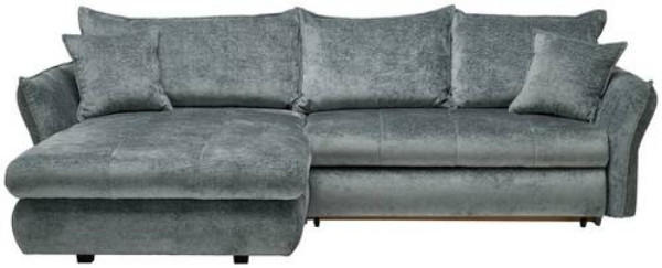 Canapé d'angle en tissu vert sauge 275x90x180cm - Stylife