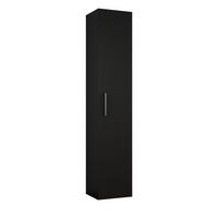 GARDEROBENSCHRANK Rosanno IVL Schwarz 40/204/40 cm – Modern - Schwarz, Holzwerkstoff/Kunststoff (40/204.1/40cm) - AX Living
