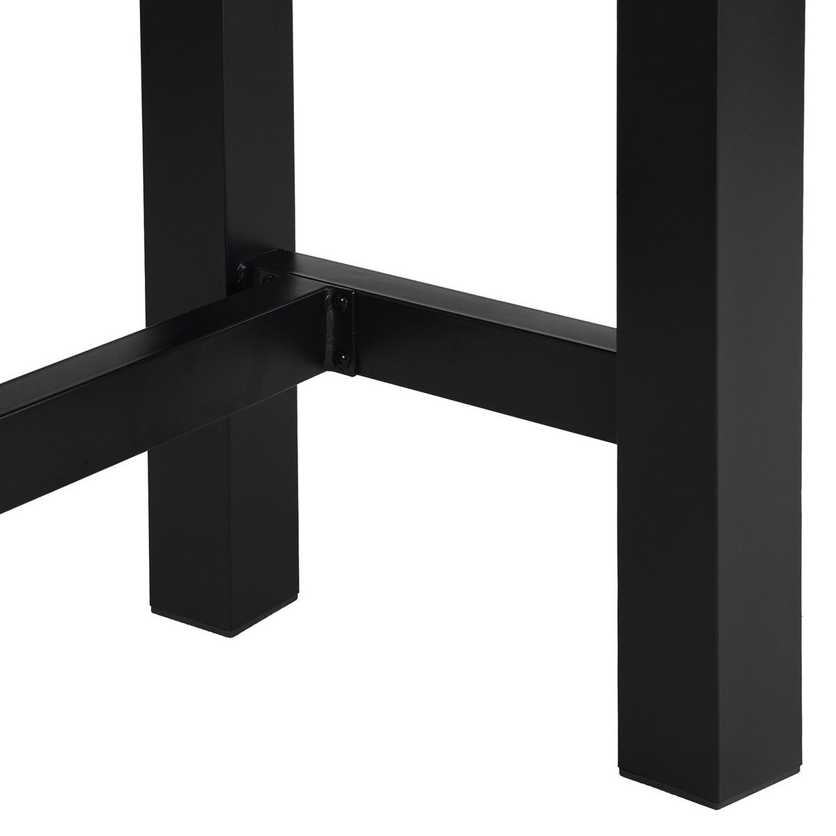 SCHREIBTISCH THOR 120/60/77 cm - Anthrazit/Schwarz, Holzwerkstoff/Metall (60/120/77cm) - DUBI Möbel