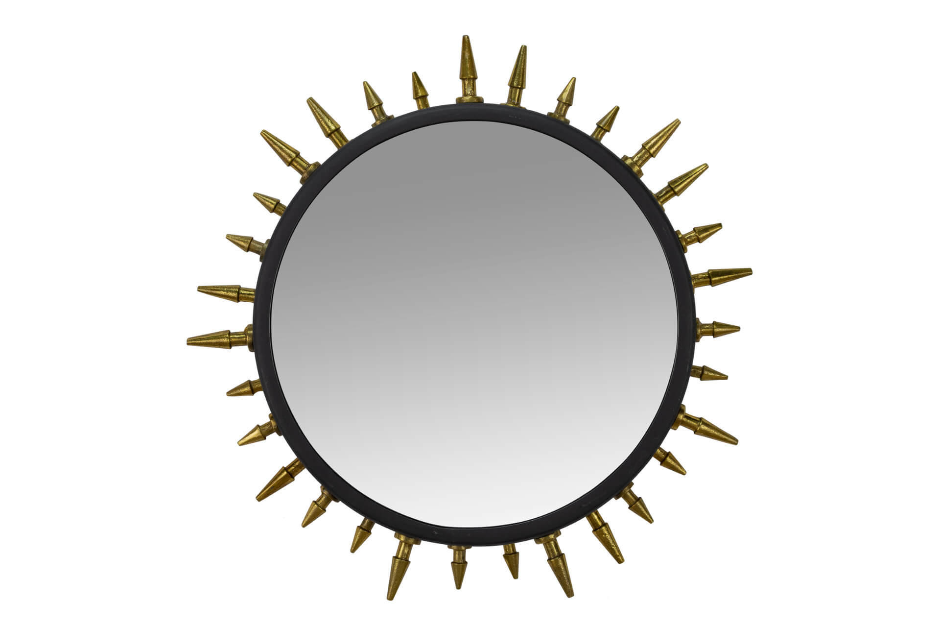 WANDSPIEGEL Gold 52/52 cm - Goldfarben, Metall (6.6/52/8cm) - KUNSTLOFT