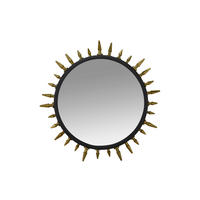 WANDSPIEGEL Gold 52/52 cm - Goldfarben, Metall (52/52/8cm) - KUNSTLOFT