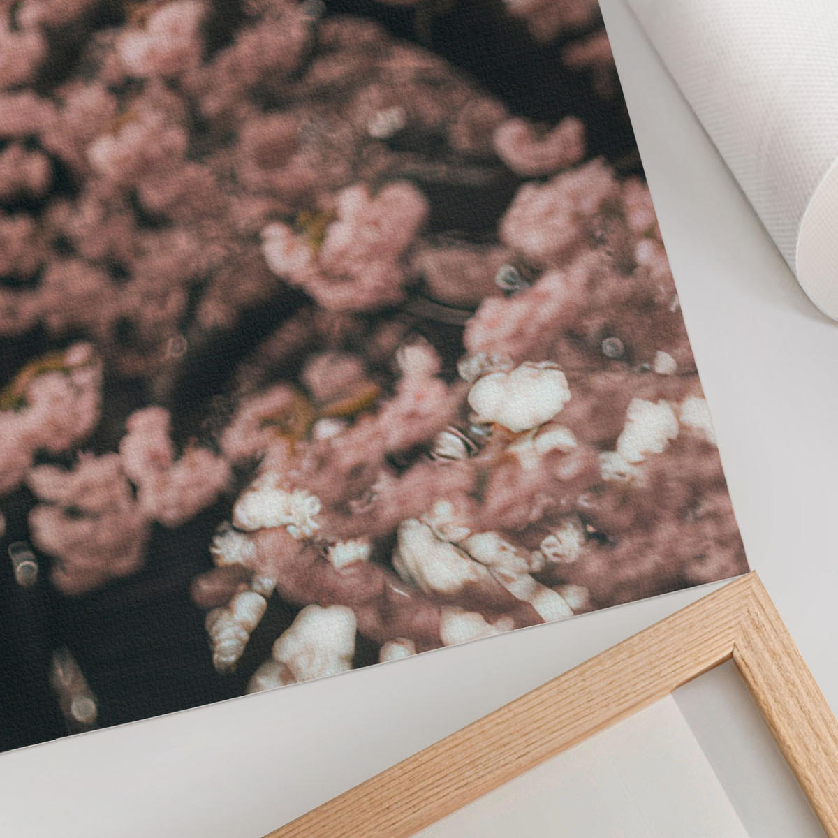 POSTER - 59x84 cm - View - Frühlingslaterne - Pink, Textil (59/84/0.1cm) - TULUP