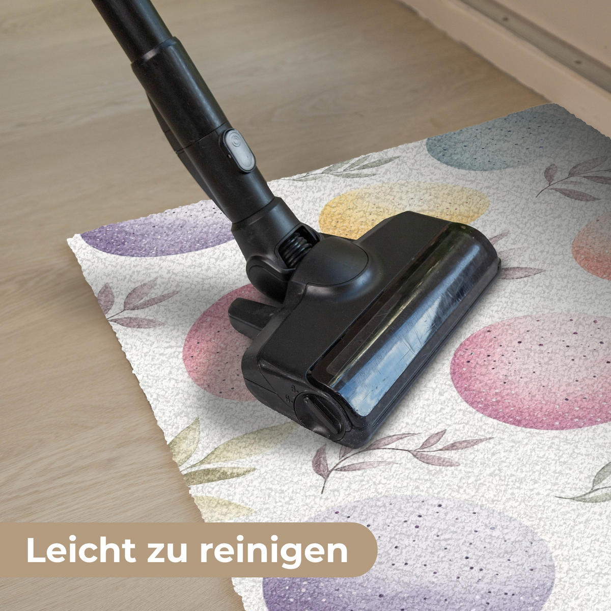 FUSSMATTE Eier - Bunt - Muster 60x40 cm - Multicolor, Kunststoff (40/60cm) - MuchoWow