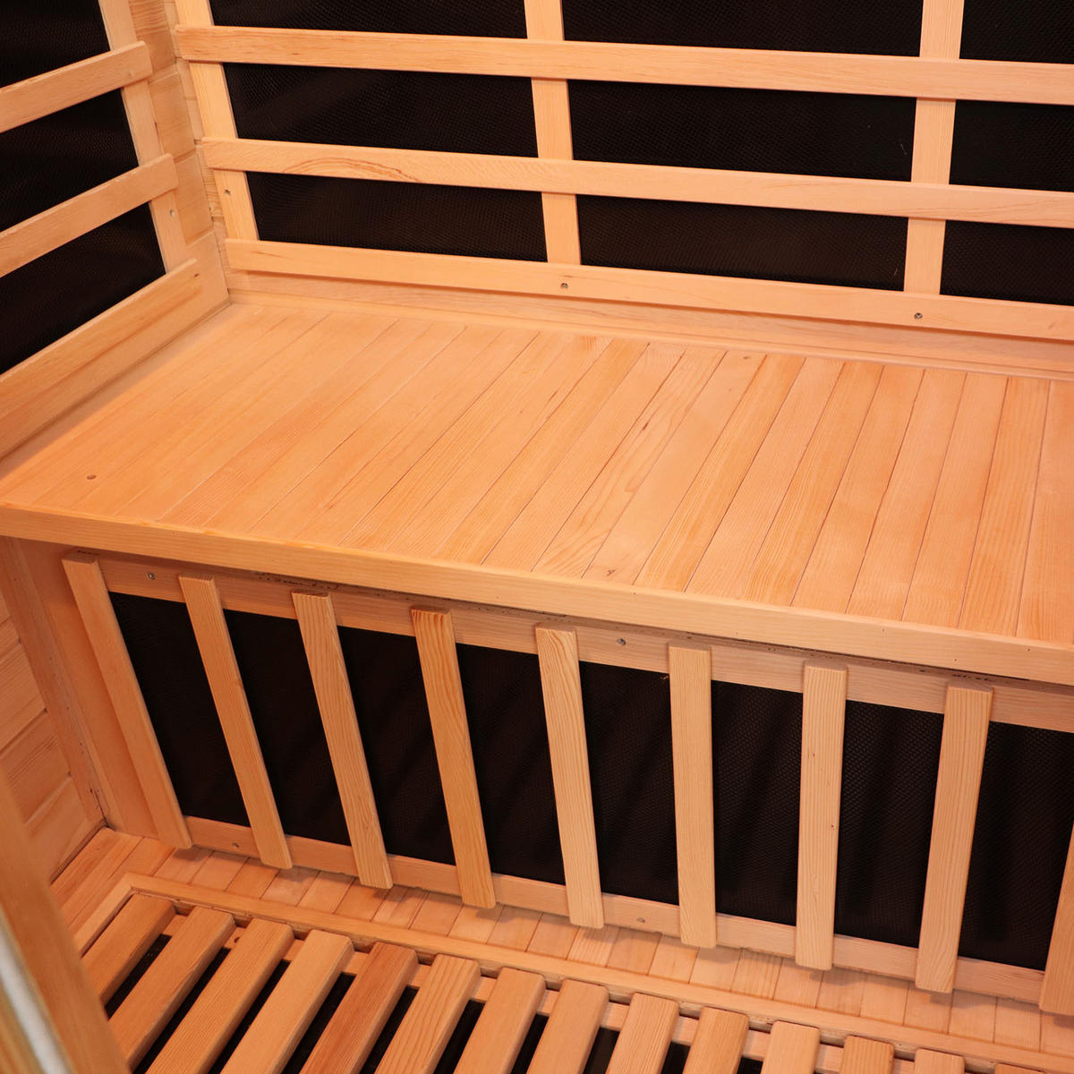 SAUNA Tremblant Infrarotkabine - Hellbraun, Holz (127/195/105cm)