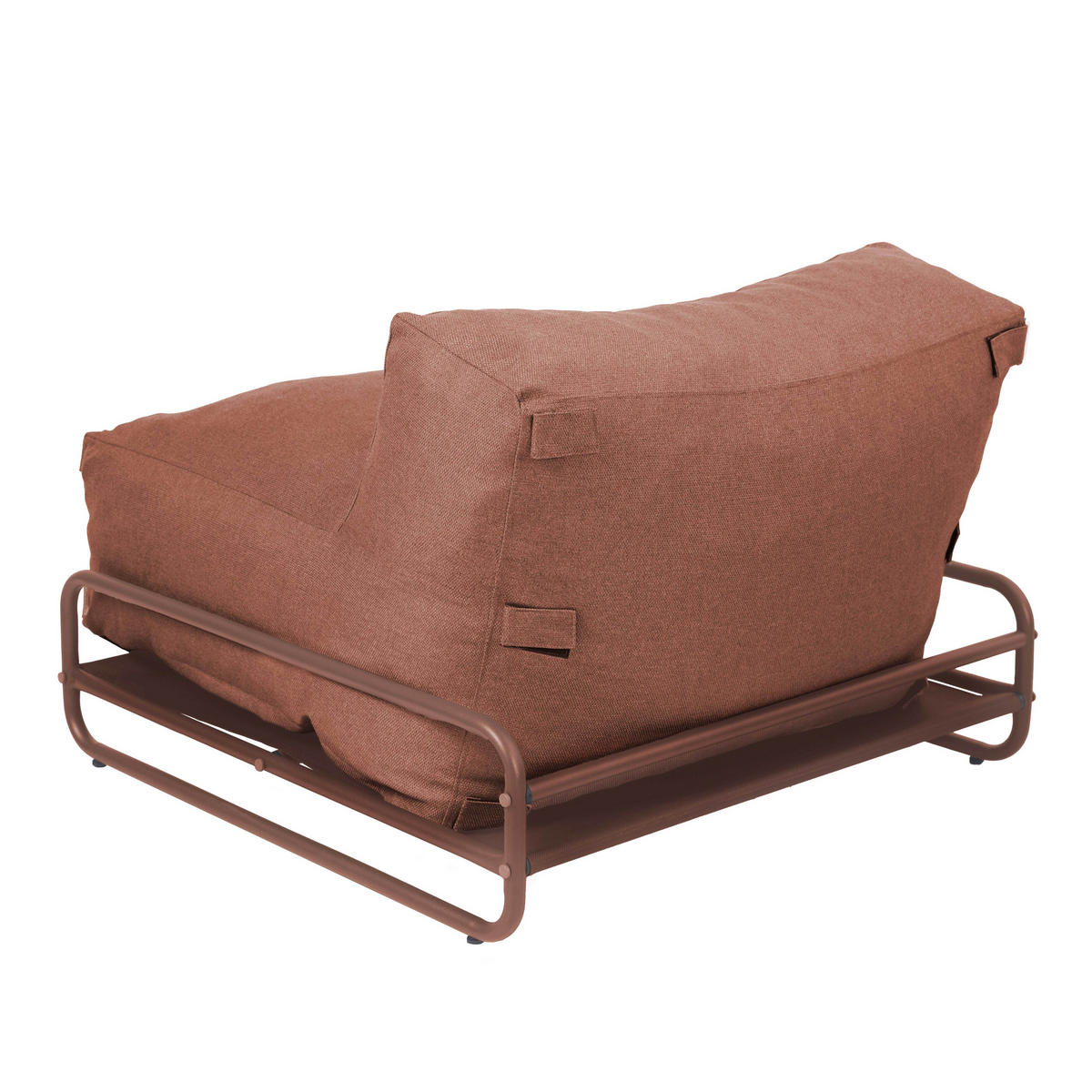 LOUNGESESSEL, terrakotta - Braun, Textil (97/77/97cm) - Oviala