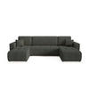 ECKSOFA mit Schlaffunktion Schwarz - Schwarz, Textil (315/145cm) - Furnisell