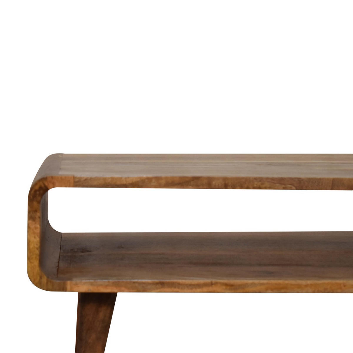 TV-ELEMENT für TVs bis zu 24" - Messingfarben/Braun, Holz/Metall (65/35/45cm) - Artisan Furniture